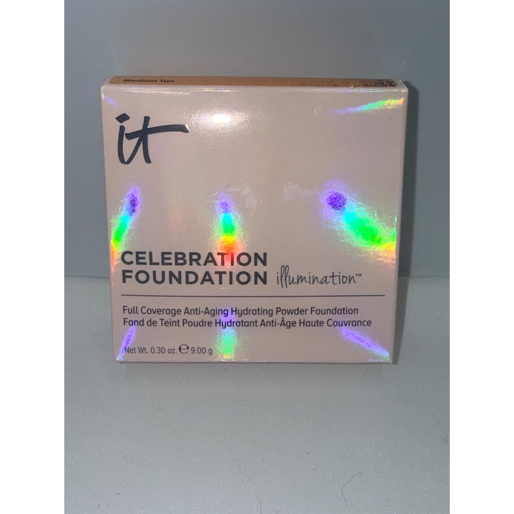 IT Cosmetics Celebration Foundation Illumination Medium Tan NEW Full Coverage